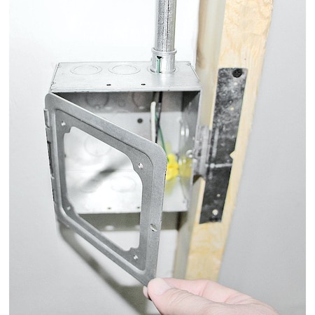 Southwire Electrical Box, 67 cu in, Device Box Type, Steel, Square Shape 5PF5075